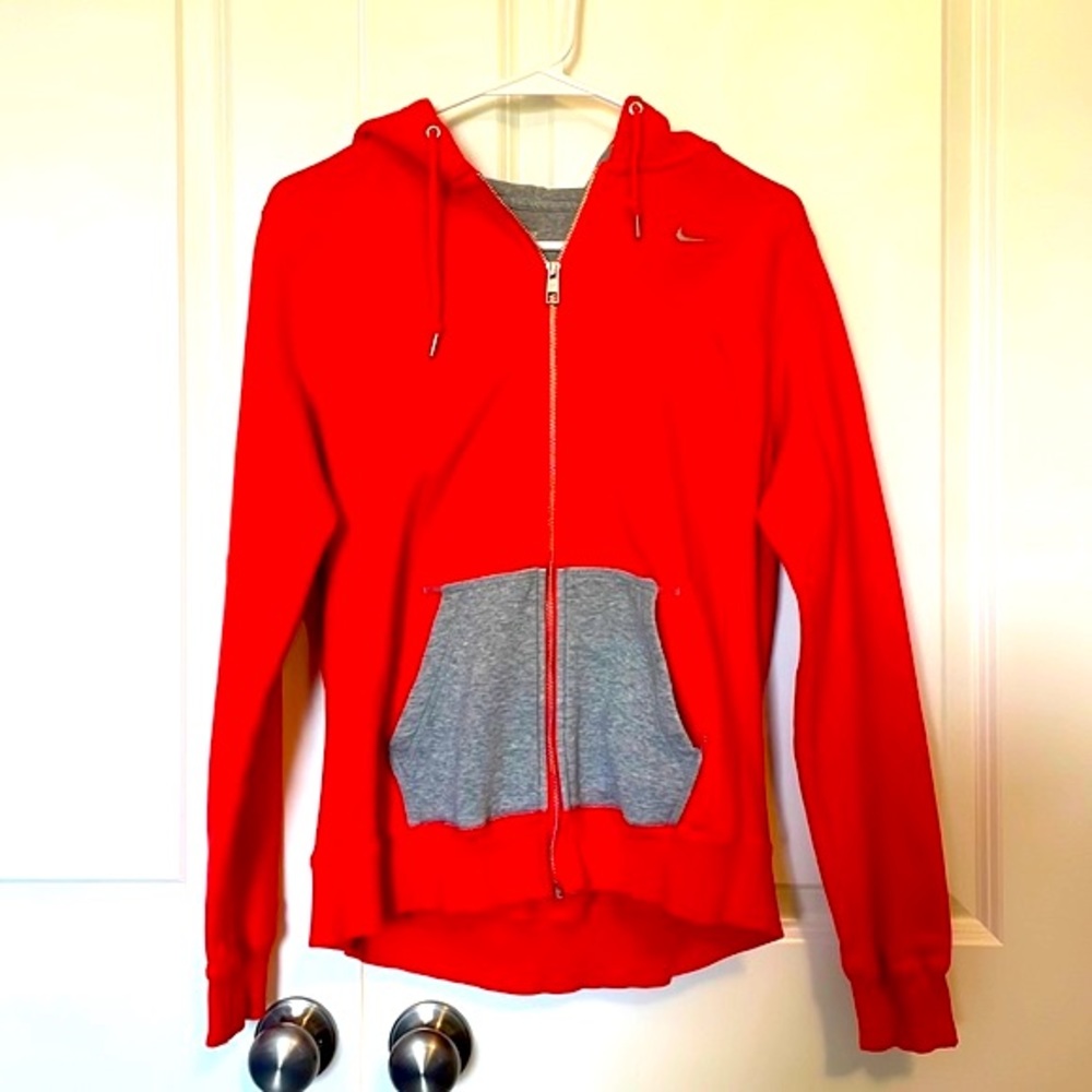 Orange Nike jacket Size L
